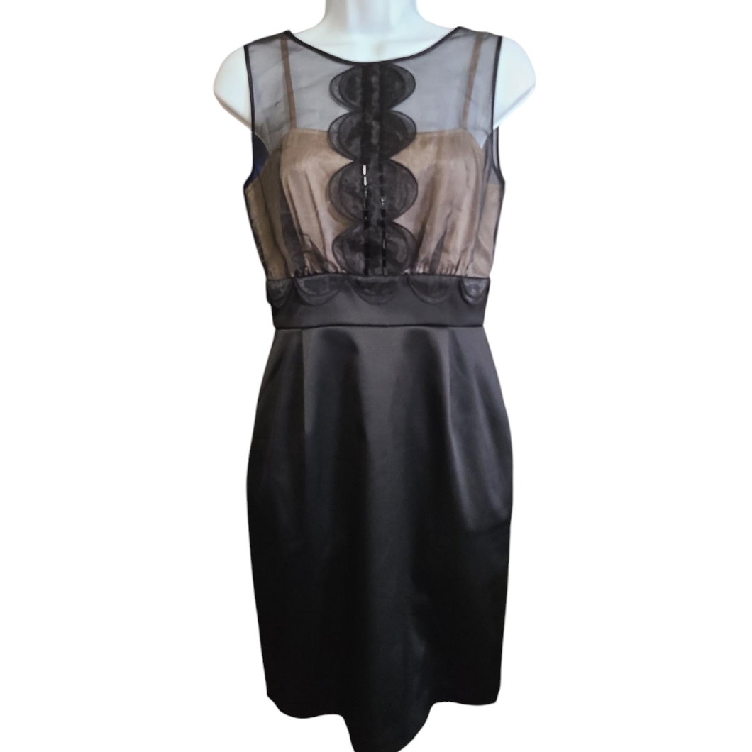 Max & Cleo Black And Nude Dress 4